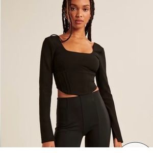 Crop corset top from Abercrombie